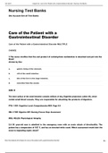 ATI Care of the Patient with a Gastrointestinal Disorder Nursing Test Banks Questions and Answers (latest Update), 100% Correct, Download to Score A
