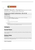 HEENT Results | Turned InAdvanced Health Assessment -NUR-634