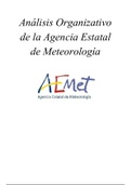 Informe de una organización (AEMET)