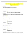 G150 | PHA1 Module 05 Quiz The Digestive and Reproductive Systems Questions And Answers| Verified Answers.