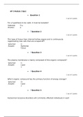 NUR 278 CH 10 :AP-1-Quizzes|Verified document |latest 2020/2021 |Helpful during Exam |Rasmussen college
