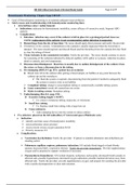 NR 340 Critical Care Exam 2 Revised Study Guide 100% ACCURATE .