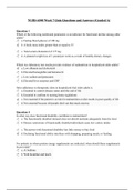 NURS 6540 : Advance Practice Care of Frail Elders TEST BANK/ QUESTIONS AND ANSWERS