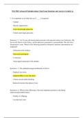 NSG 5003 Advanced Psychophysiology Final Exam Questions and Answers (Graded A).