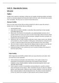 Essay Unit 12 - Reproductive system- M5 & D4  (J/502/5551) 