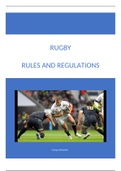 Rules and Regulations: Rugby