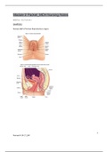 Module 2 Packet_MCH Nursing Notes test prep (Review A&P of Female Reproductive organs)