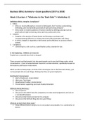Ultimate Exam preparation - Business Ethics (BM07FI) summary incl. old exam questions/ answers