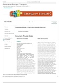 NR 509 SHADOW HEALTH  Respiratory | documentation