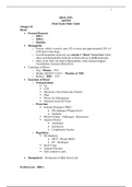 BIOS 255N  A&P III  Final Exam Study Guide