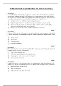 NURS 6541 Week 10 Quiz Questions and Answers (Graded A)
