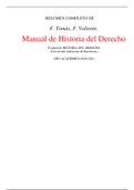 F. Tomàs, F. Valiente, Manual de Historia del Derecho