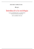 RESUMEN COMPLETO DE Berger, Introducciò a la sociologia