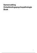 Summary Child Psychopathology, Third Edition, ISBN: 9781462516681 Developmental Psychopathology (PSMOB-3)
