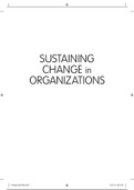 MGMT 591 SUSTAINING CHANGE in ORGANIZATIONS