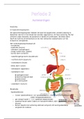 Anatomie: Leerjaar 1 periode 2 spijsverteringskanaal