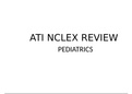 NURSING 119 ATI NCLEX REVIEW PEDIATRICS