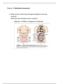 NR 304 Abdominal Assessment Questions and Answers with Explanations, 100 Correct, Download to Score A
