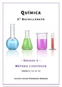 2º Bachillerato - Química - Unidad 01 - Método científico