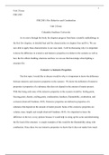 Essay Unit 2.docx  FIR 2303  FIR 2303: Fire Behavior and Combustion  Unit 2 Essay  Columbia Southern University  As we move through the book, the chapters progress from basic scientific methodology in the first few chapters, to detailed heat and fire char