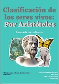 Clasificacion de los seres vivos: Por Aristoteles