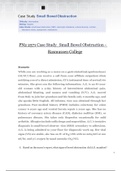 PN2 Case Study_Small Bowel Obstruction - Rasmussen College | NUR 2571 Case Study_Small Bowel Obstruction - 2020