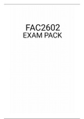 FAC2602 EXAM PACK 2021