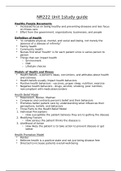 NR222 Unit 1study guide(GRADED A) LATEST UPDATE