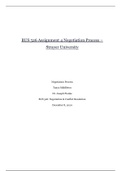BUS 526 Week4 | BUS526 Assignment 4 Negotiation Process – Strayer University