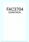 FAC3704 EXAM PACK 2021