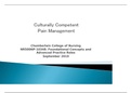 WK5Assessment_Culturally Competent Pain Management