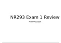 Presentation (NR 293) NR 293 Exam 1 Review ((NR 293) NR 293 Exam 1 Review) / NR 293 Exam 1 Review Chamberlain College of Nursing Graded A+ Perfect Score.