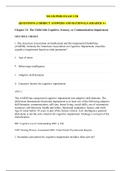NR 328 PEDS EXAM 3 TB (QUESTIONS ,CORRECT ANSWERS AND RATIONALS )GRADED A+ Chapter 21: 