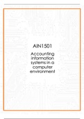 AIN1501 nature of information and information systems study unit 01,02,03,04