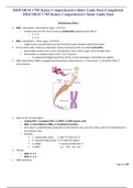 BIOCHEM C785 Kaleys Comprehensive Study Guide final (Completed) BIOCHEM C785 Kaleys Comprehensive Study Guide final