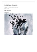 HAVO/ VWO Profielwerkstuk: Dementie (Dementia - Engels)