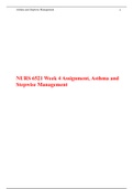NURS 6521 Week 4 Assignment, Asthma and Stepwise Management