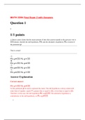 MATH 225N FINAL EXAM 2 – QUESTION AND ANSWERS (GRADED A+)