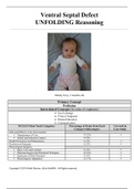 Case NUR 3028 (NUR3028) (NUR 3028 (NUR3028)) Ventral Septal Defect UNFOLDING Reasoning; Mandy Gray, 2 months old / Mandy Gray is a two-month-old infant born with a large ventricular septal defect (VSD) that was diagnosed by her pediatrician during her two