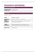 ENG122 Research Notebook