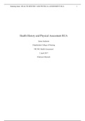 Health History and Physical Assessment RUA