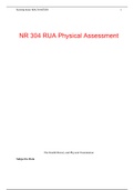 NR 304 RUA Physical Assessment