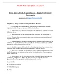 NSG 6005 Week 3 | NSG 6005 Module 3 Quiz bank – South University Savannah ( A Grade)