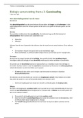 Biologie samenvatting Thema 3 (Biologie voor jou 6VWO) 