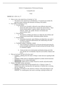 NUR2115 Fundamentals of Professional Nursing Final Exam Study Guide
