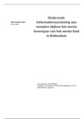 Onderzoek: informatievoorziening aan moeders tijdens het eerste levensjaar van het eerste kind in Rotterdam