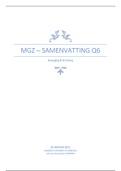 MGZ - Samenvattingen Q1 t/m Q6