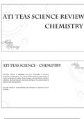 SCIENCE REVIEW -CHEMISTRY COURSE OUTLINE & STUDY 2021