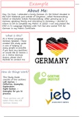 IEB German 2nd Additional Langage - Exam Notes