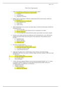 NR 511 Week 6 Study Guide Questions And Answers( Download To Score An A)